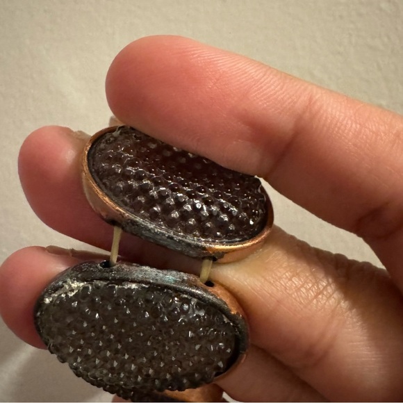 ⚜️3 for $30⚜️ Rose Gold Tone Stretch Bracelet (Vintage, Retro, Acrylic) - Picture 13 of 13